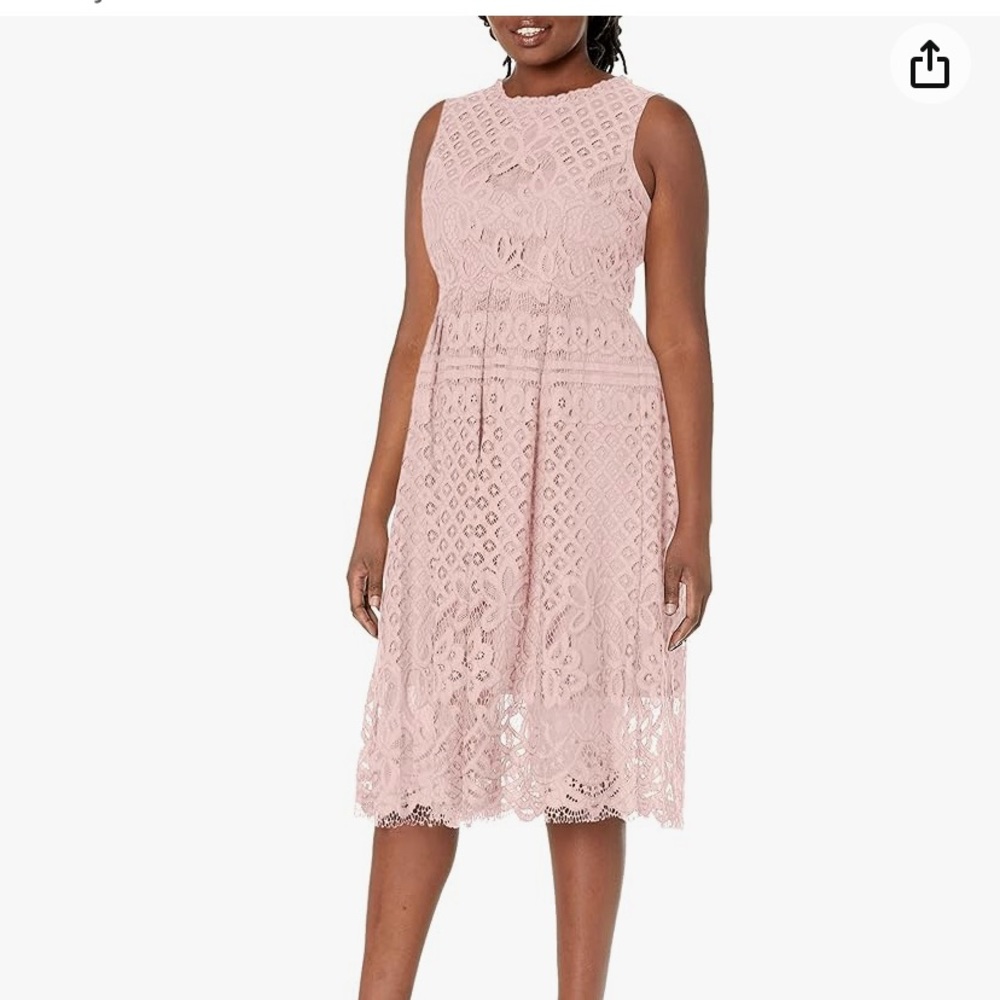 VEIISAR Womens Fashion Sleeveless Lace Fit Elegant Cocktail Party Dress